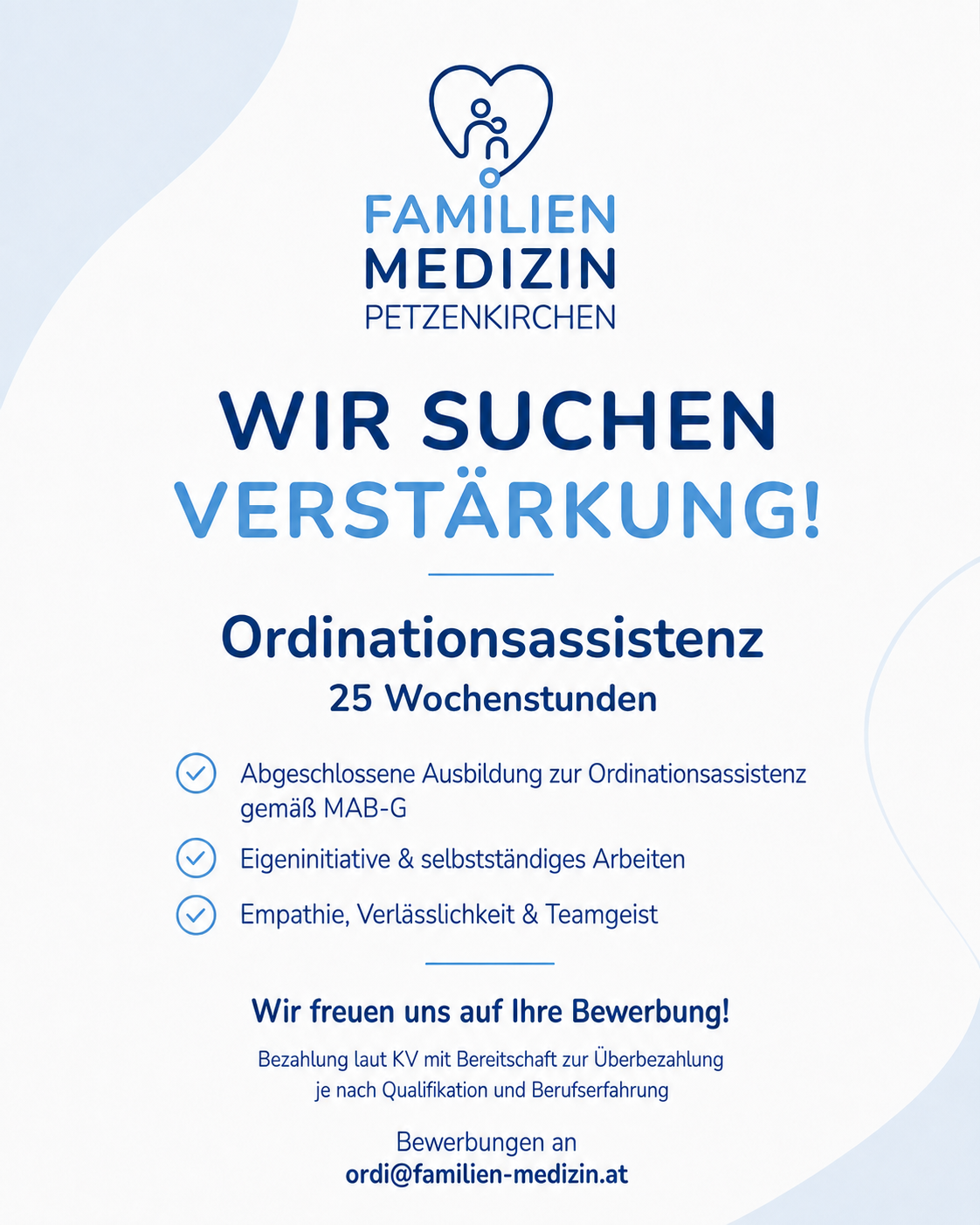 Ordinationsassistenz gesucht